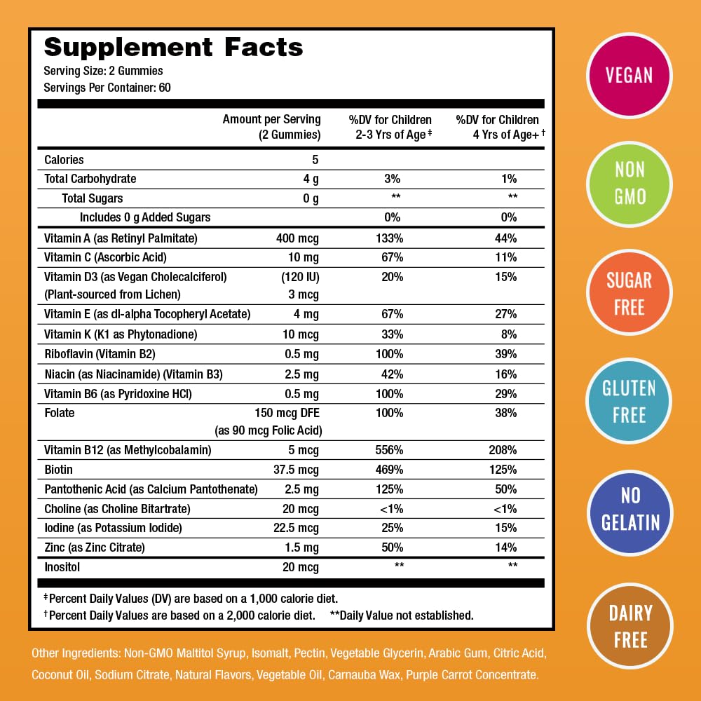 Nutrition benefits: immune support, energy, bones for kids