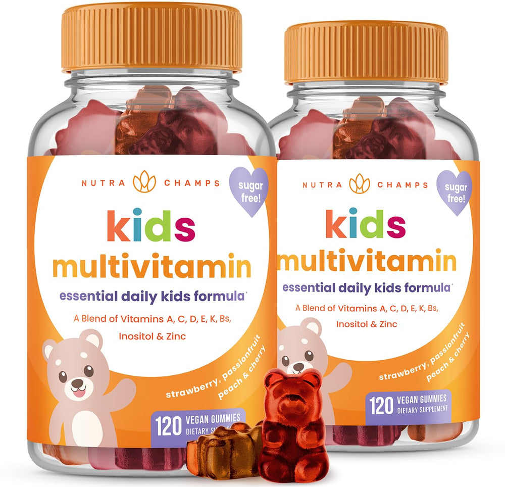 NutraChamps Kids Gummy Vitamins bottle – 120 count