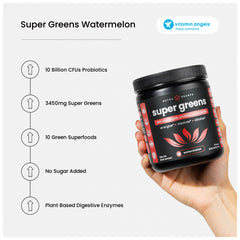 Probiotic and digestive enzyme blends on NutraChamps label