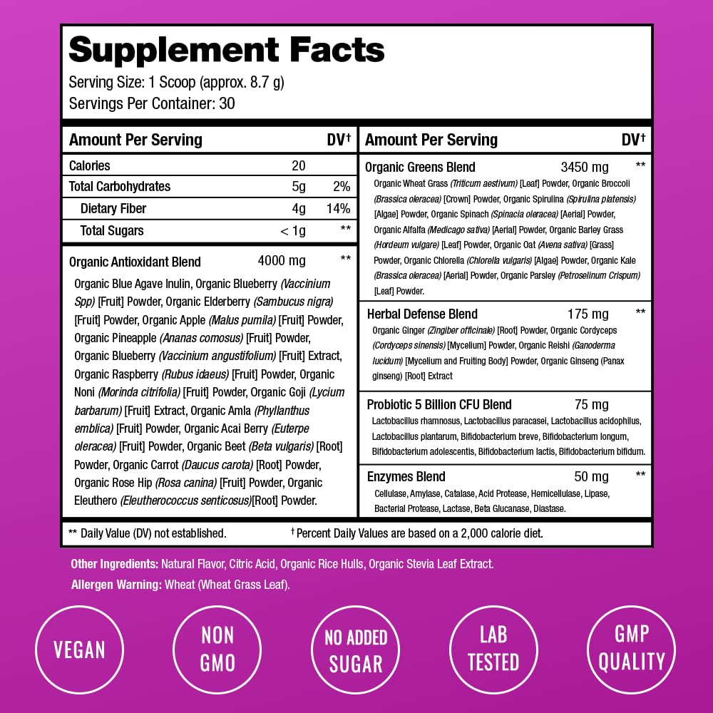On-the-go serving of NutraChamps Super Greens powder in a bottle