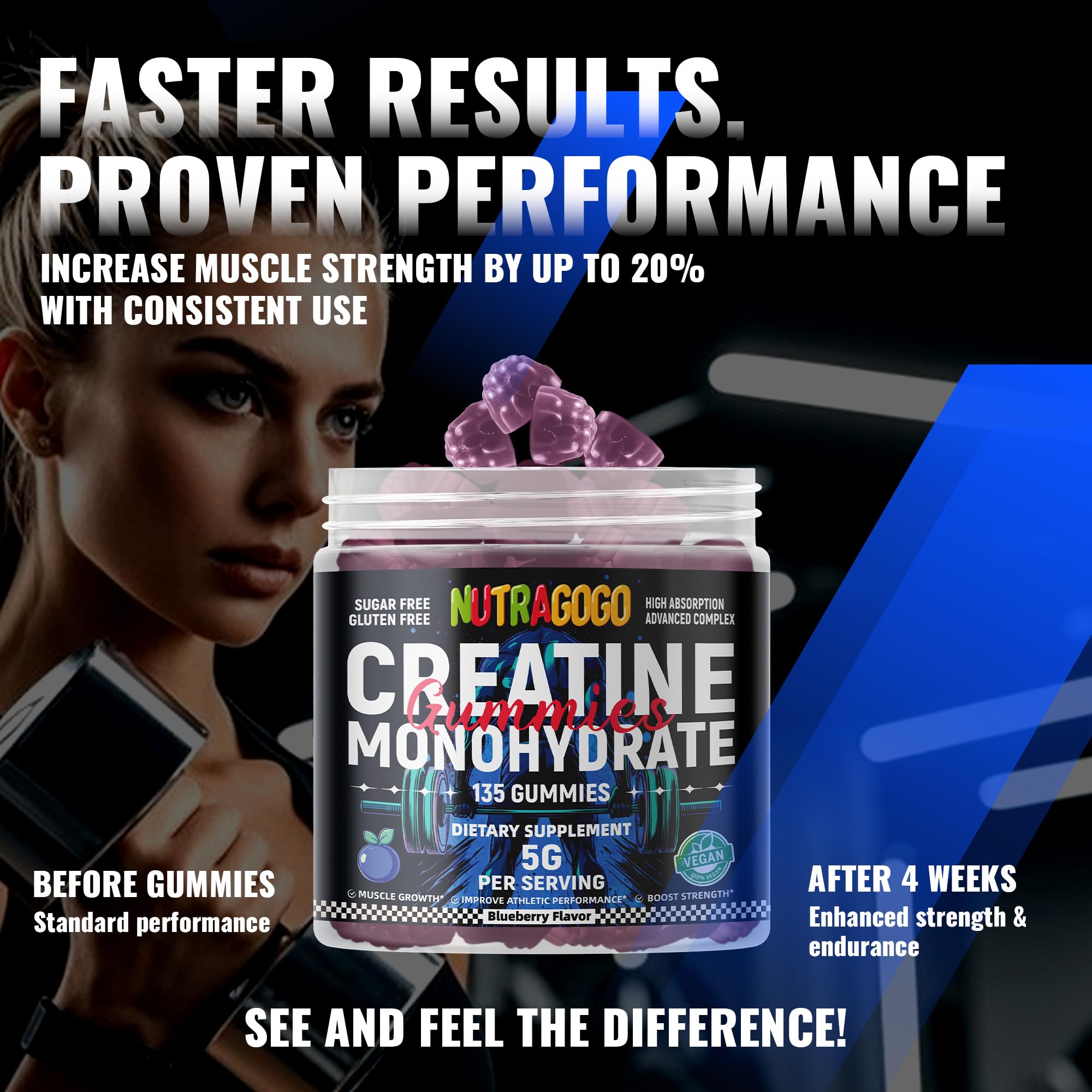 Blueberry Electrolyte flavor close-up