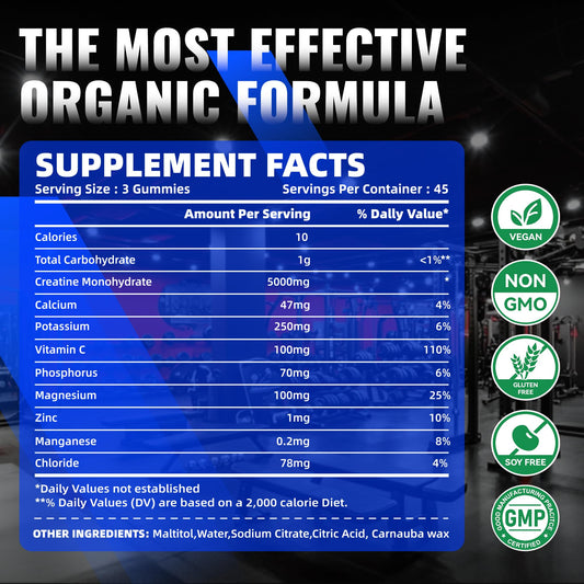 NUTRAGOGO Creatine Monohydrate Gummies bottle