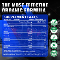 NUTRAGOGO Creatine Monohydrate Gummies bottle