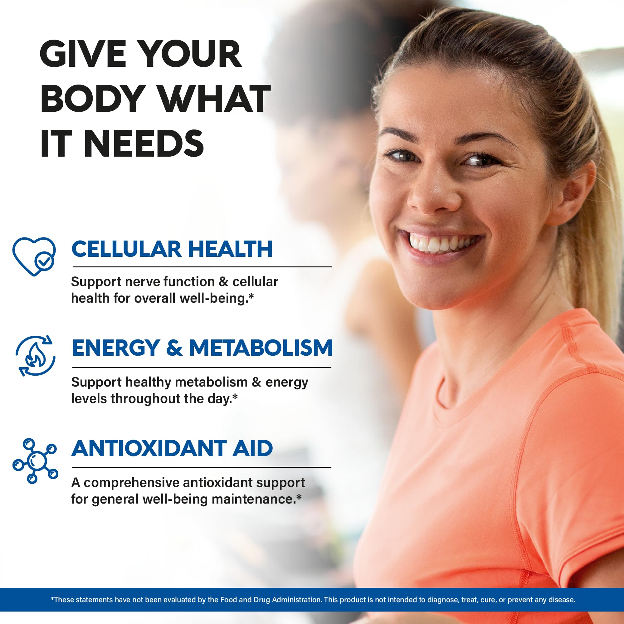 NUTRAHARMONY ALA ingredients panel features Benfotiamine and B vitamins