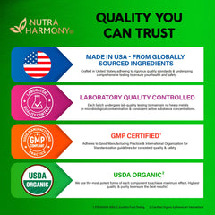 NutraHarmony brand trust seal