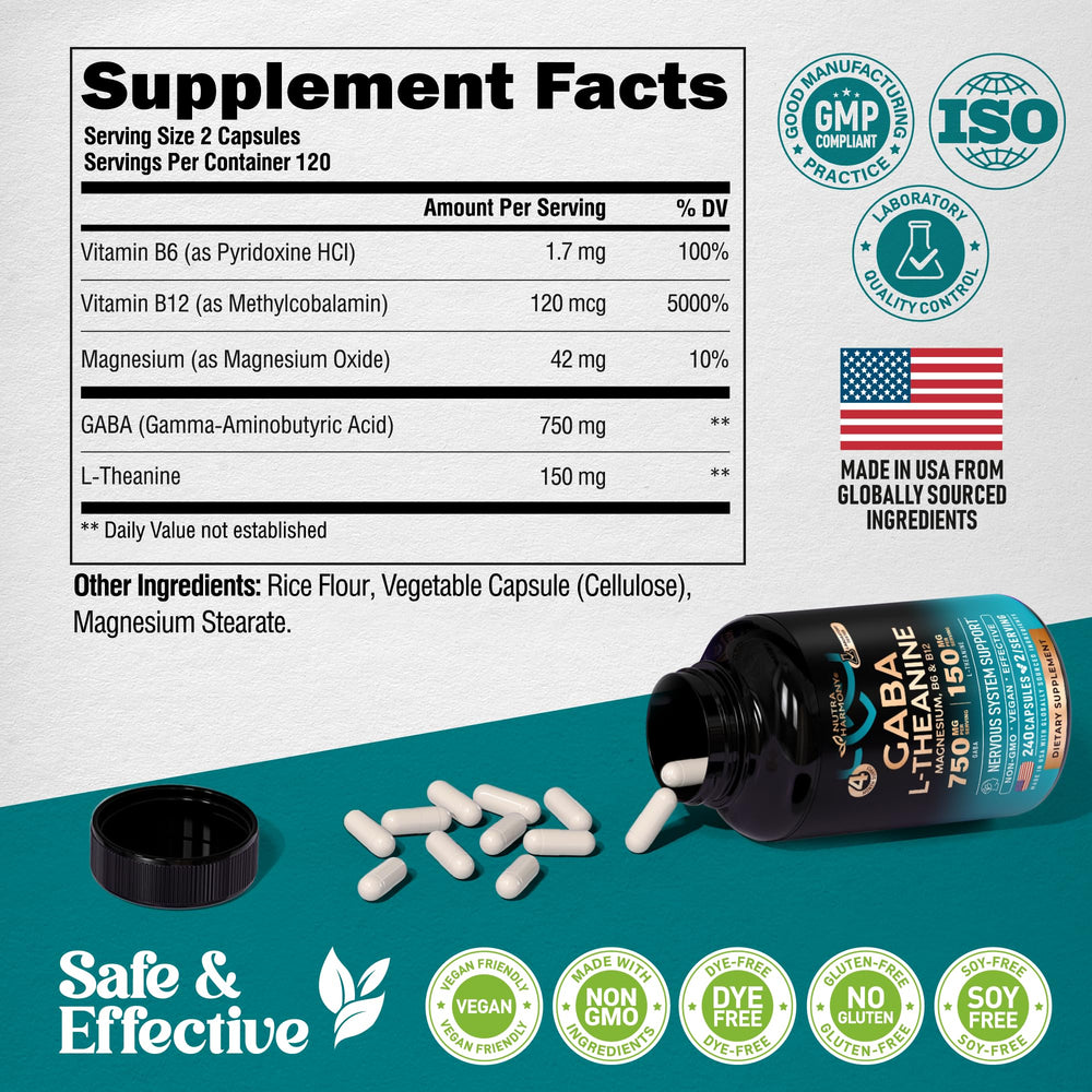 NUTRAHARMONY bottle on dresser suggesting an evening routine