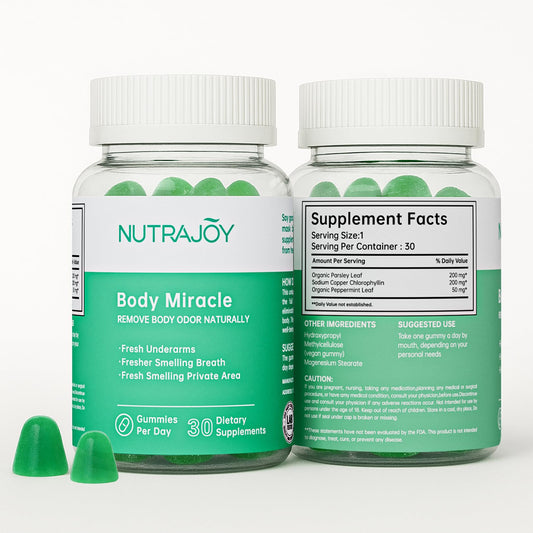 NUTRAJOY Chlorophyll Gummies bottle front view