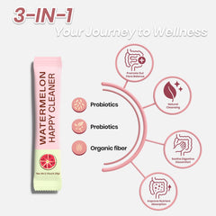 Ingredients including prebiotic, probiotic, and organic fiber