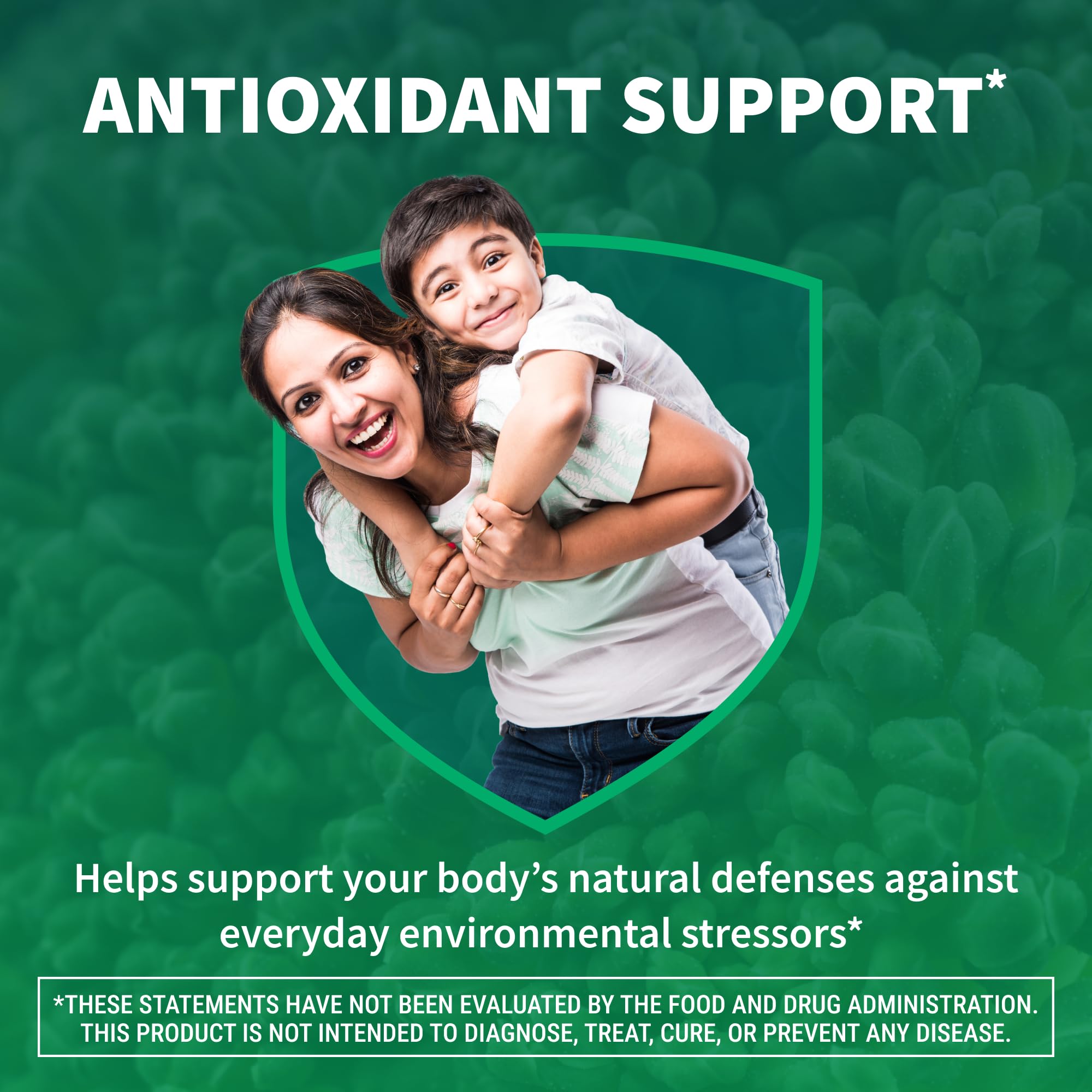 Straight-on shot of Avmacol tablets