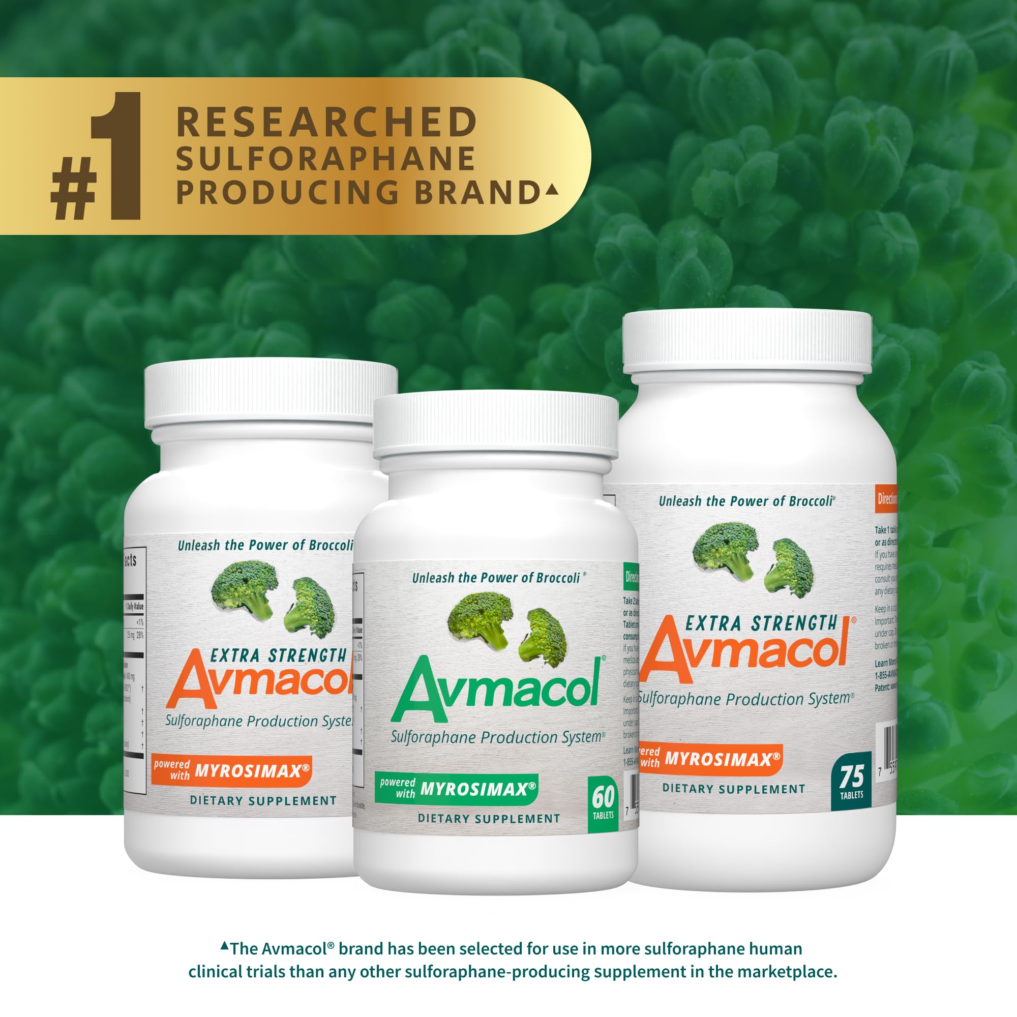 Healthy lifestyle concept with Avmacol bottle