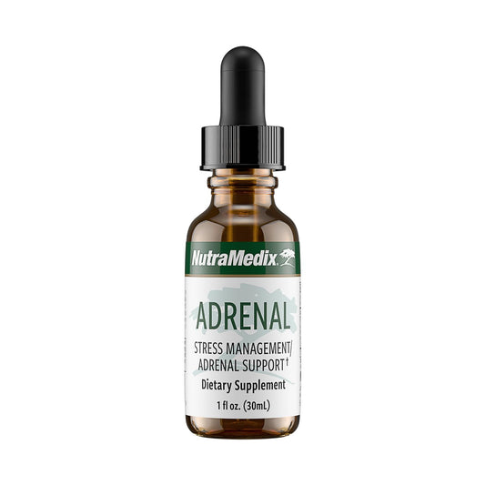 NutraMedix Adrenal Fatigue Supplement bottle on white background