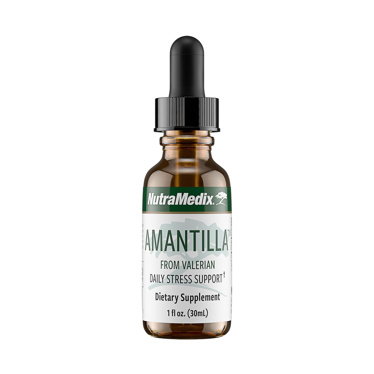 NutraMedix Amantilla Tincture bottle on white background
