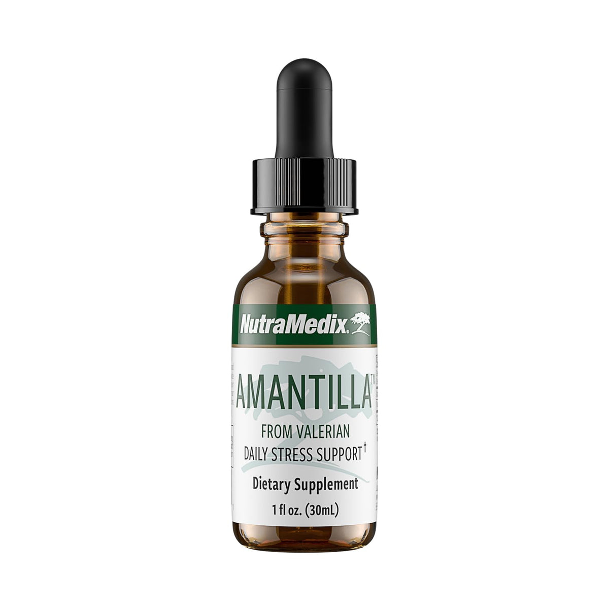 NutraMedix Amantilla Tincture bottle on white background