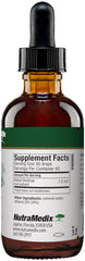 Close-up of Baikal Skullcap tincture hydro-ethanol extract label