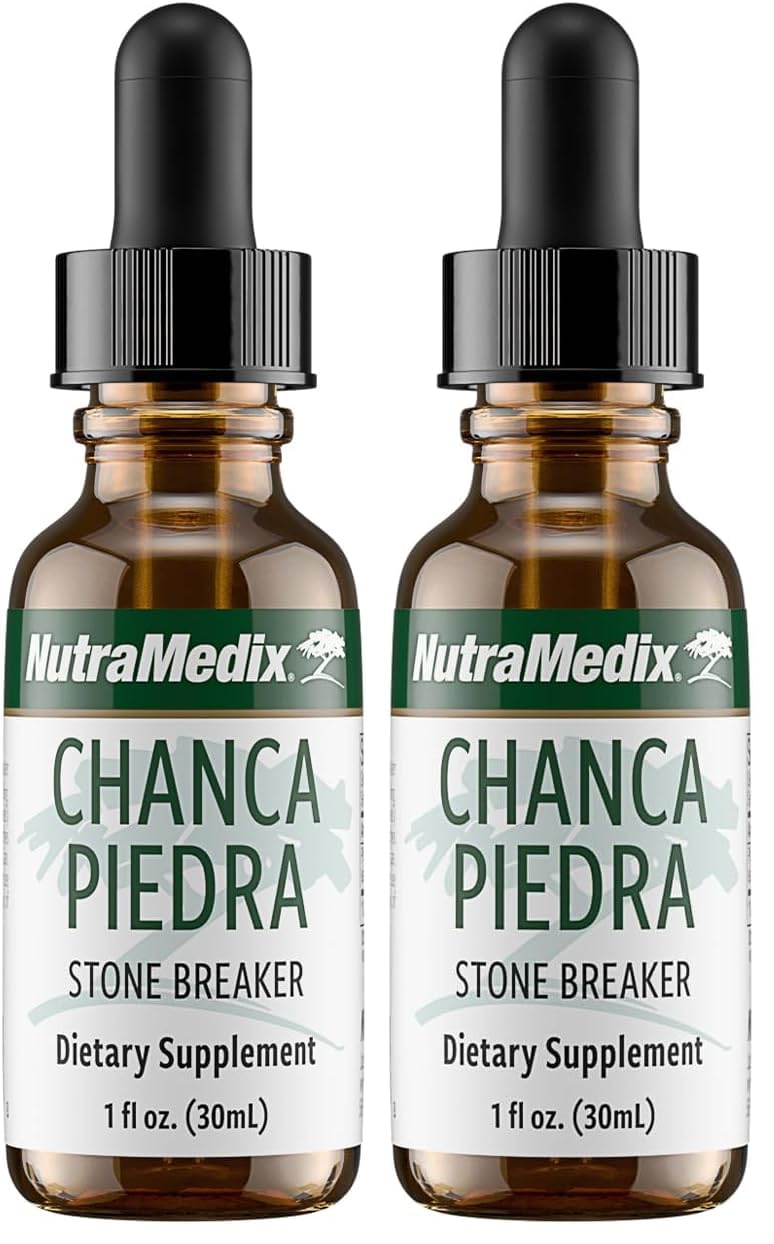 NutraMedix Chanca Piedra Drops bottle and packaging (1oz/30ml) Pack of 2