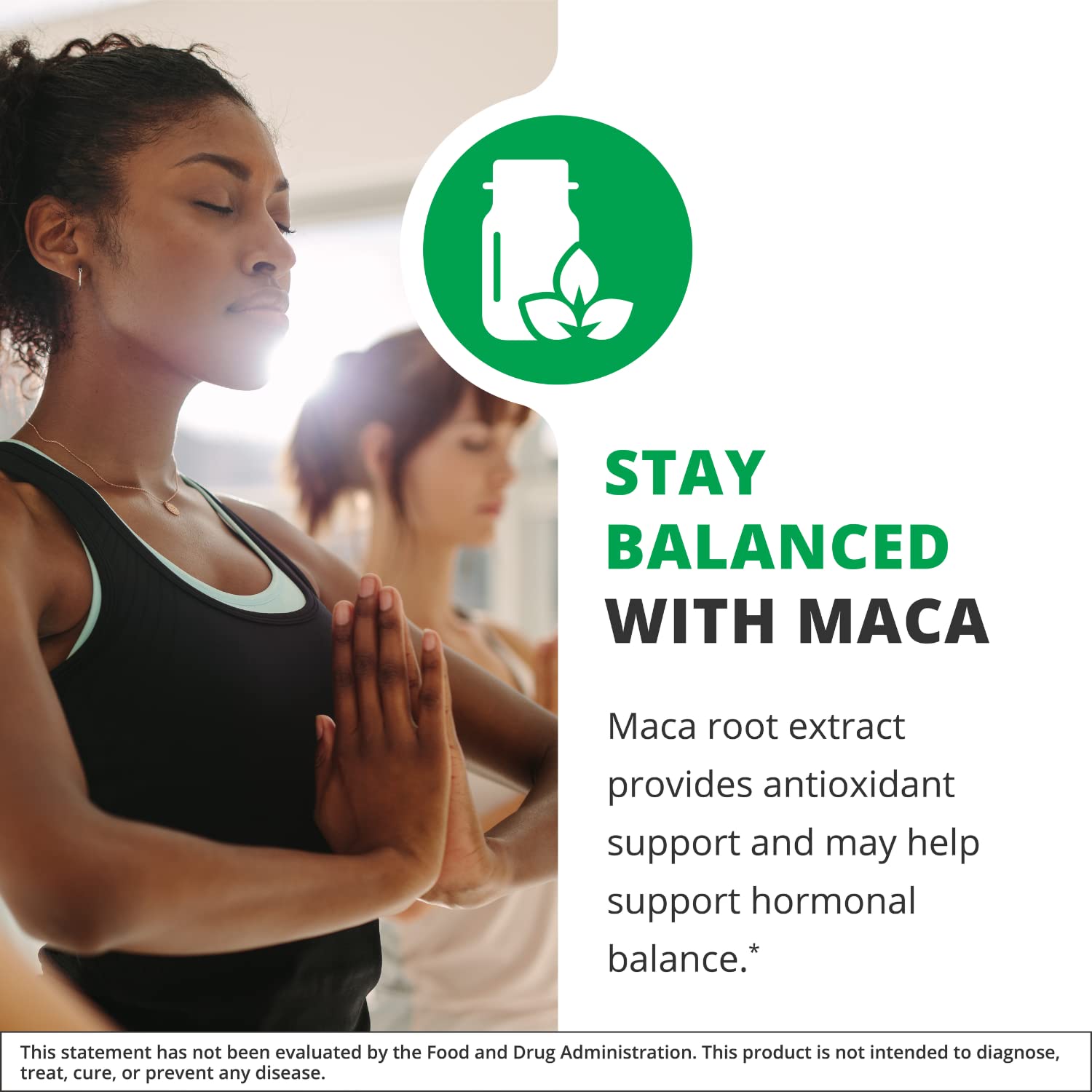 Application of Maca liquid drops showing dropper