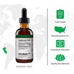 NutraMedix Maca Liquid Tincture bottle back label