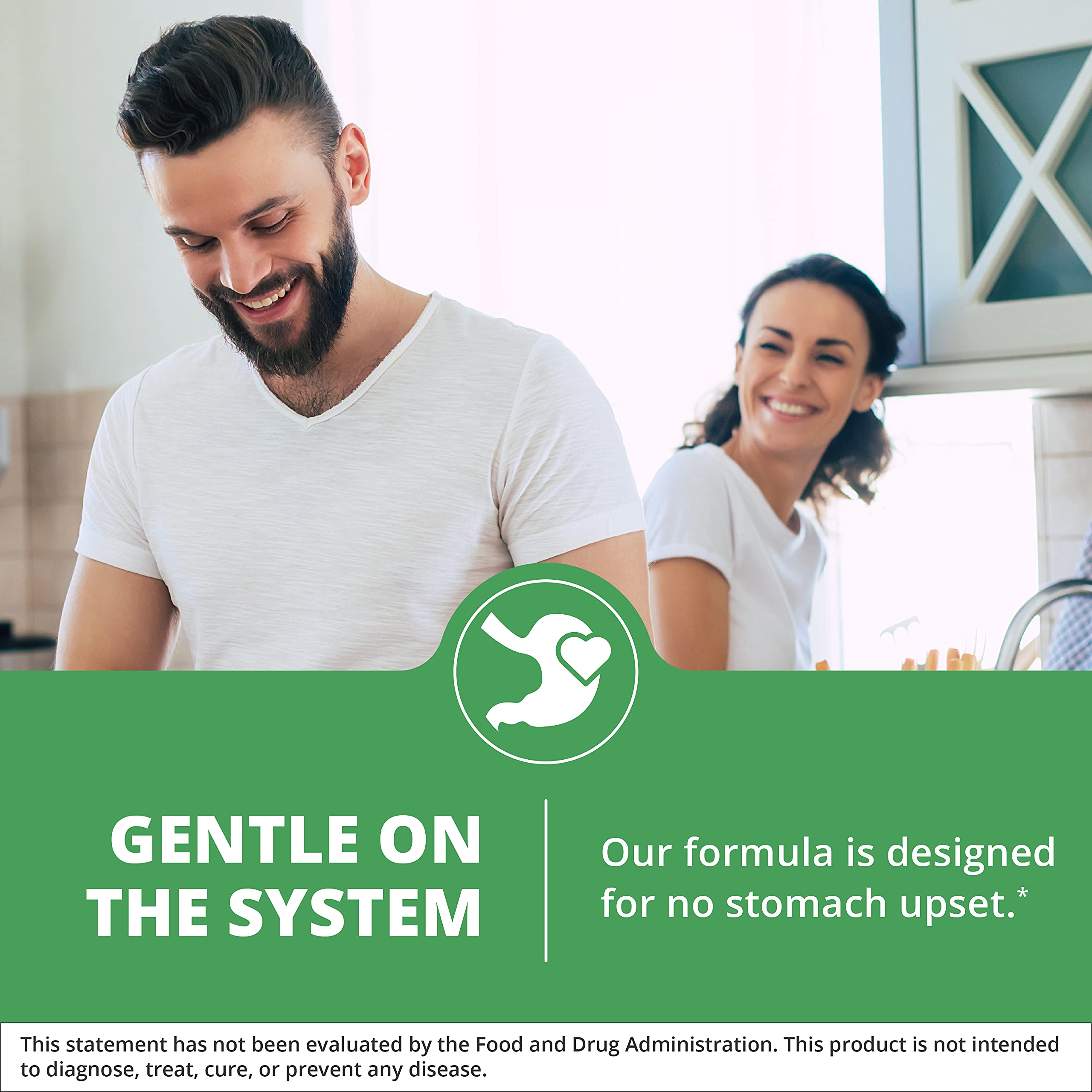 Product shown with text highlighting sleep, energy, immune support and joint health benefits