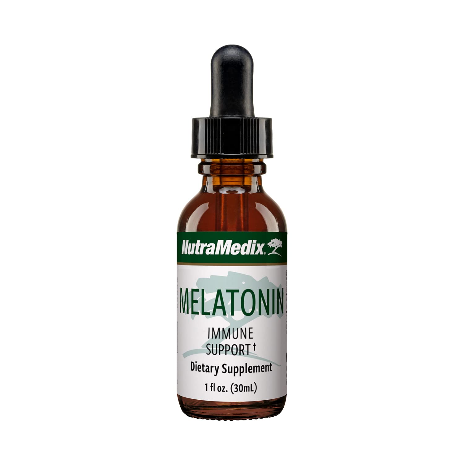 NutraMedix Melatonin Night Time Support Drops bottle – 1 oz / 30 ml (hero image)
