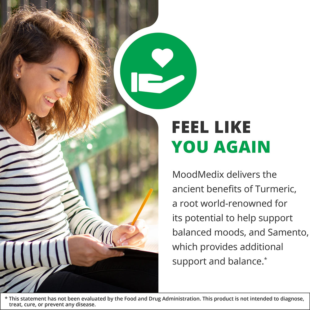 MoodMedix mood and stress support drops in use