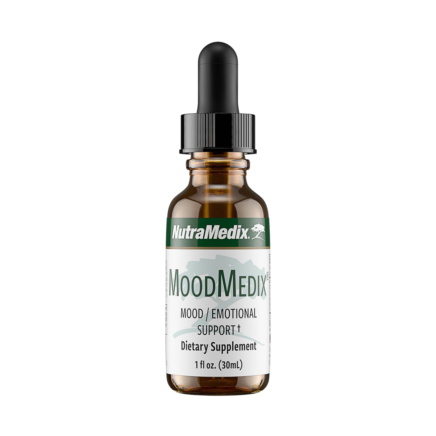 MoodMedix turmeric and Cat's Claw liquid tincture bottle close-up