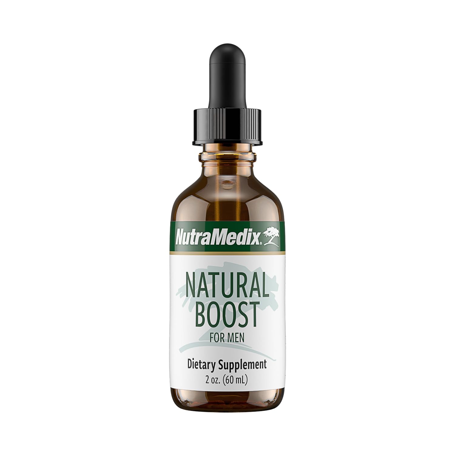 NutraMedix Natural Boost for Men bottle with dropper