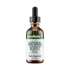 NutraMedix Natural Boost for Men bottle with dropper