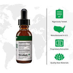 Liquid cilantro extract detox drops for daily detox