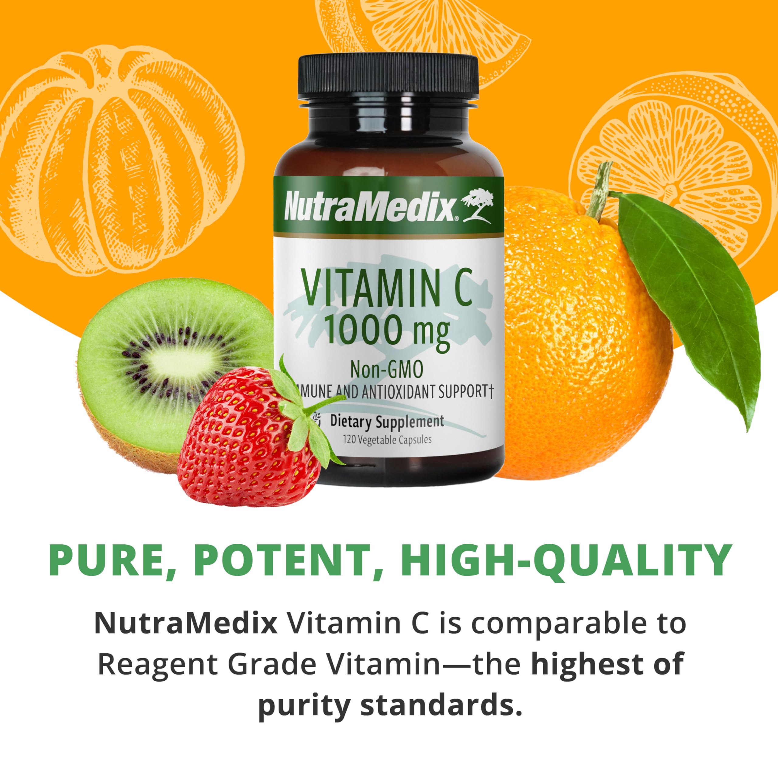 NutraMedix Vitamin C 1000mg supporting heart health