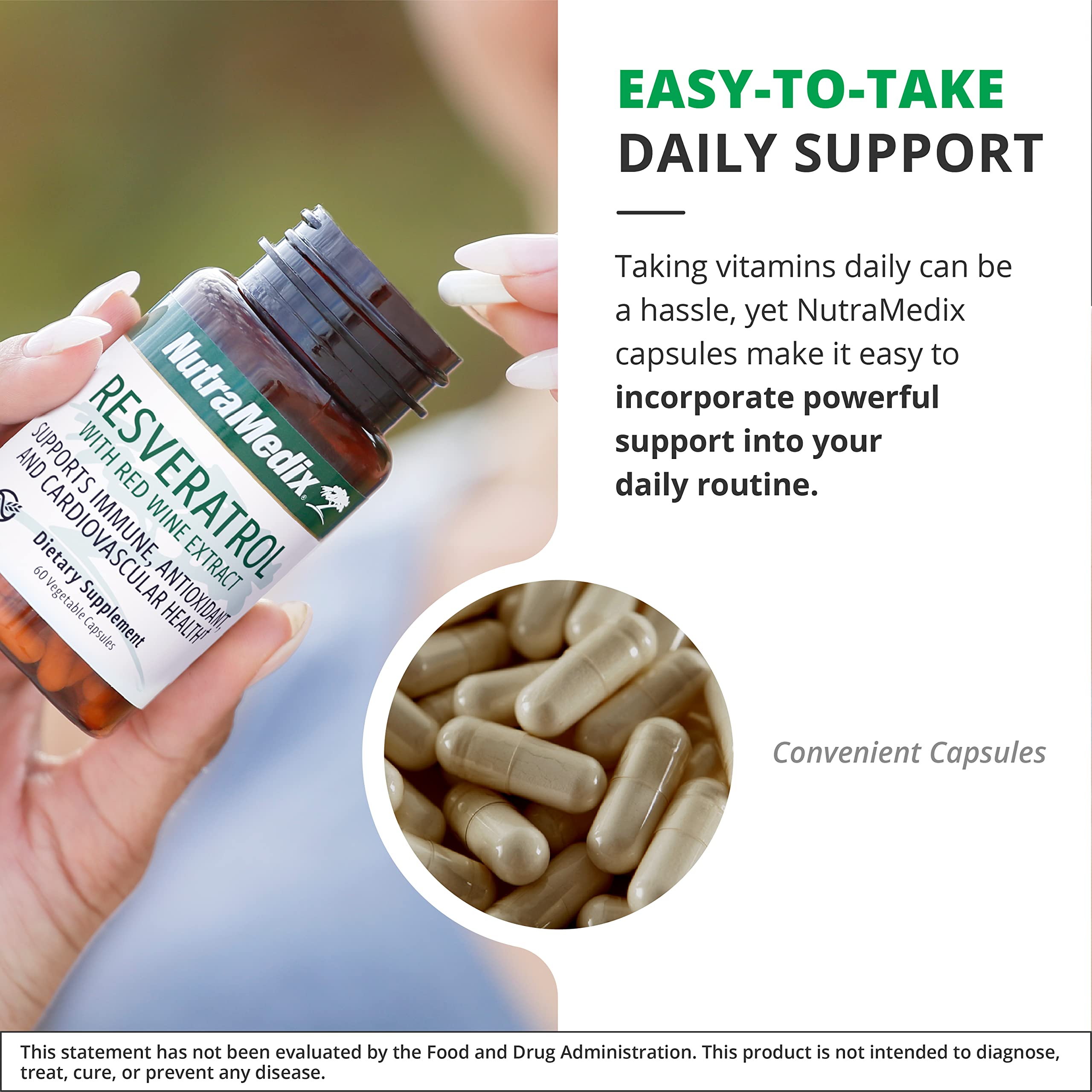 NutraMedix Resveratrol bottle for cardiovascular support