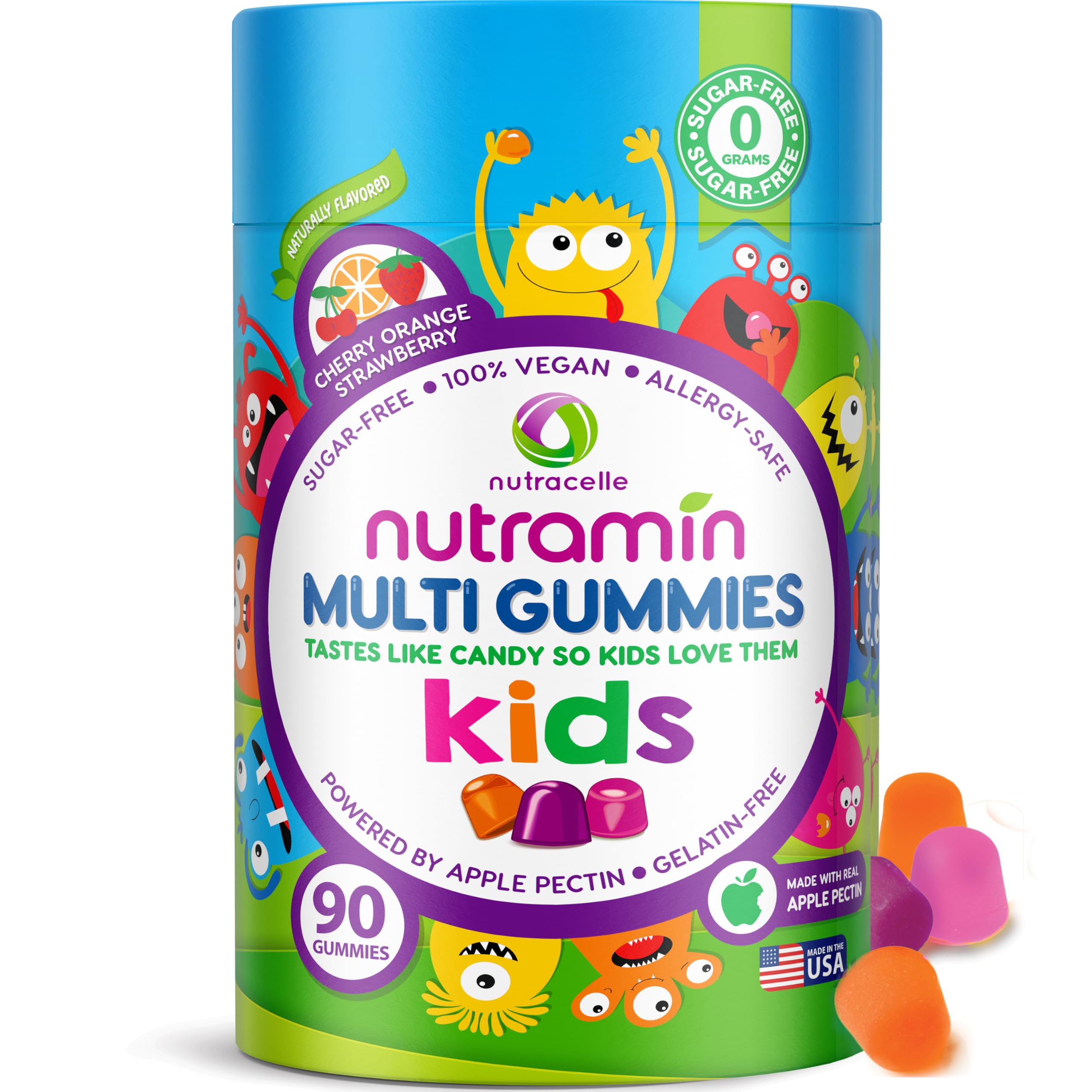 NUTRAMIN Kids Multivitamin bottle label
