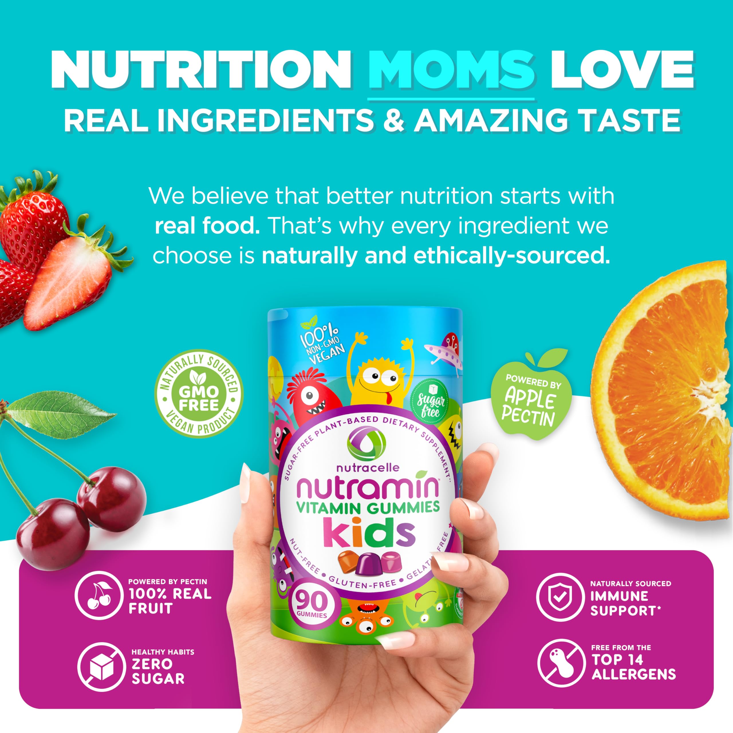 Nutrition facts and ingredients panel of Nutramin