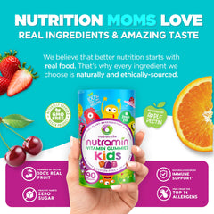 Nutrition facts and ingredients panel of Nutramin