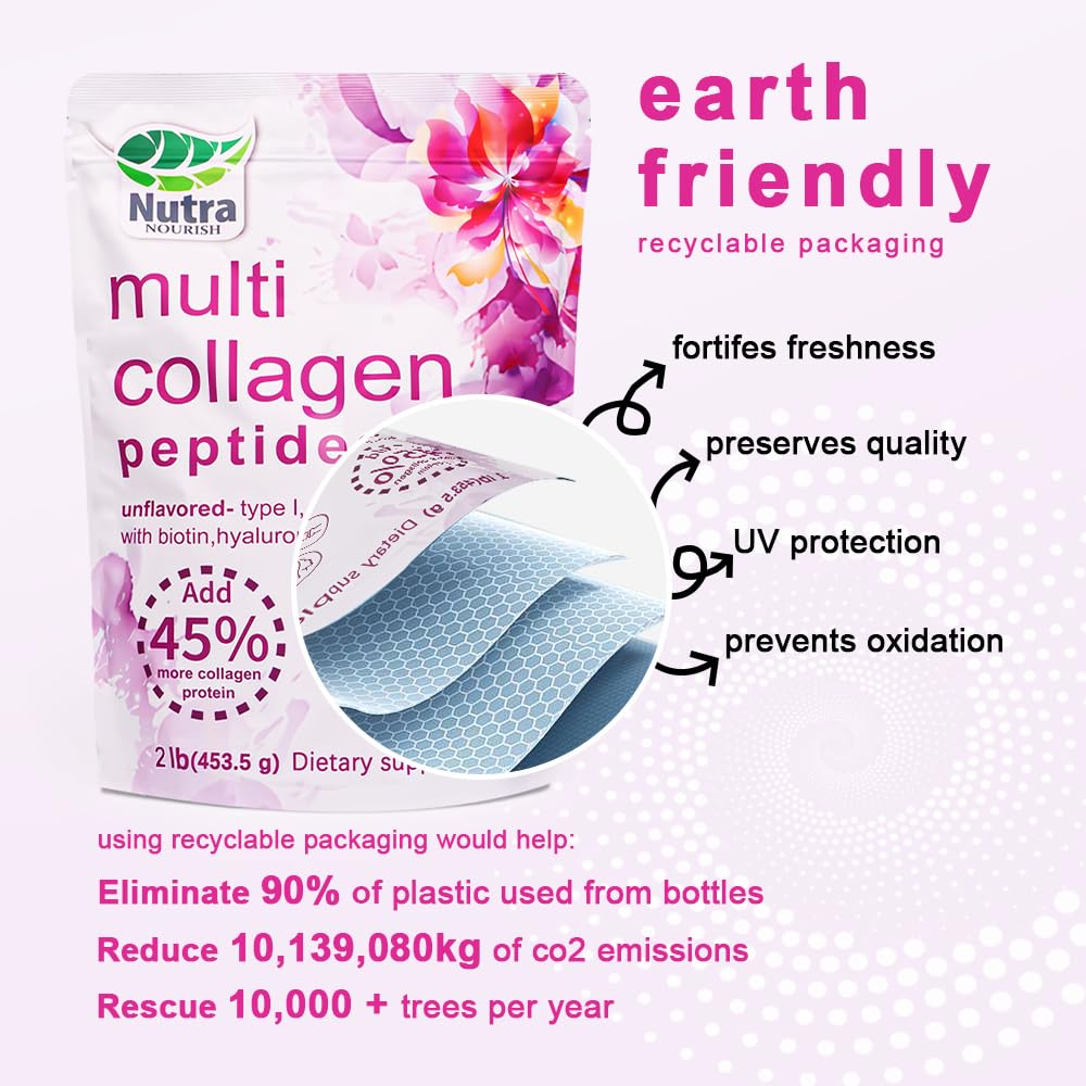 Collagen powder being mixed into a beverage