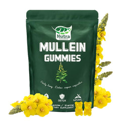 NutraNourish Mullein Gummies hero image in pear flavor