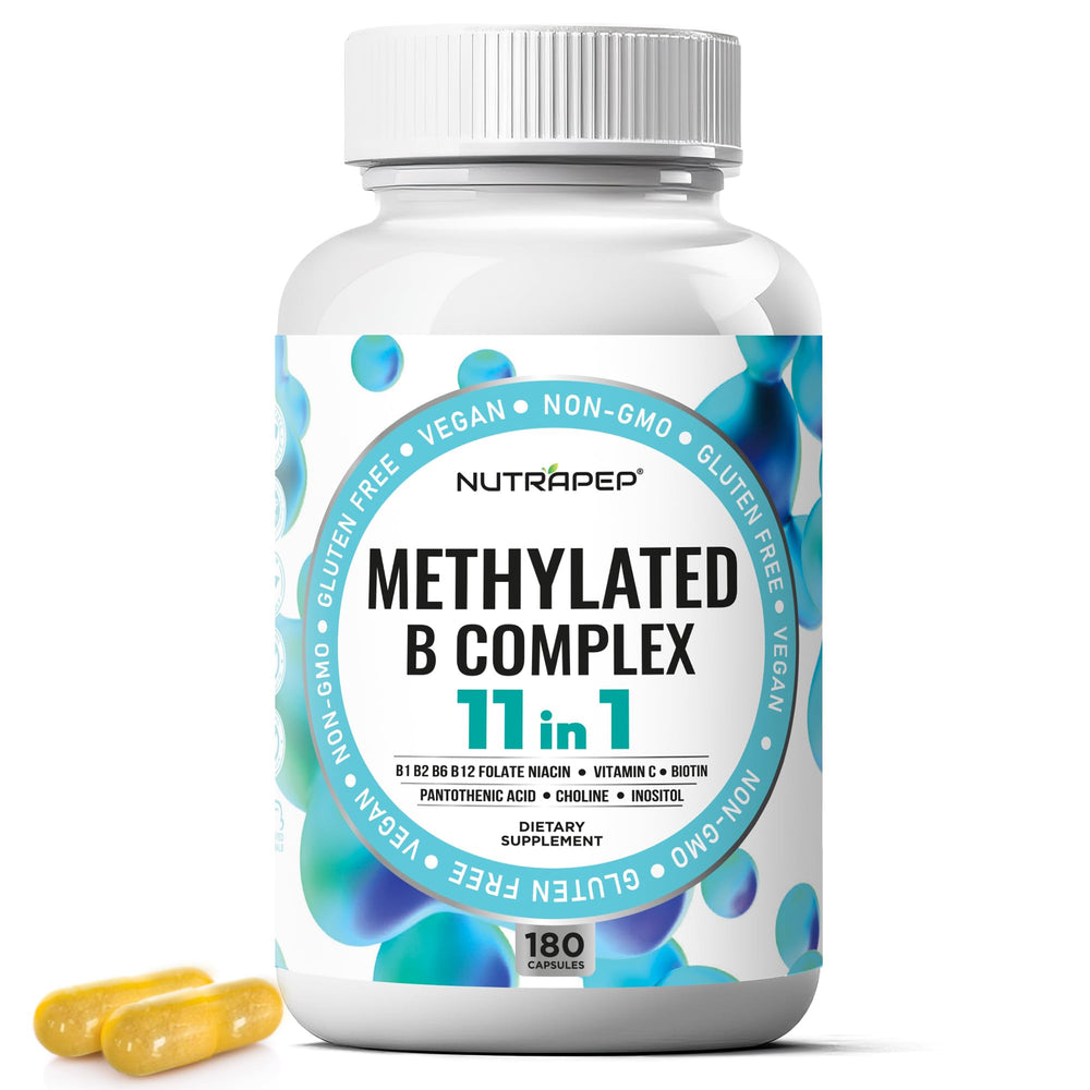 NutraPep Methylated B Complex bottle front view