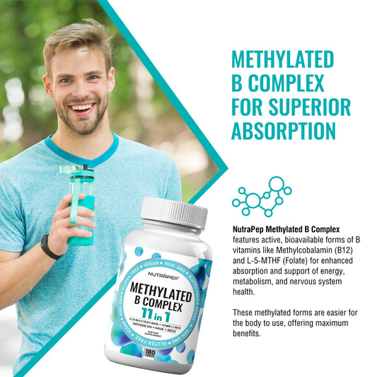 Bottle label highlighting vegan, gluten-free, sugar-free features