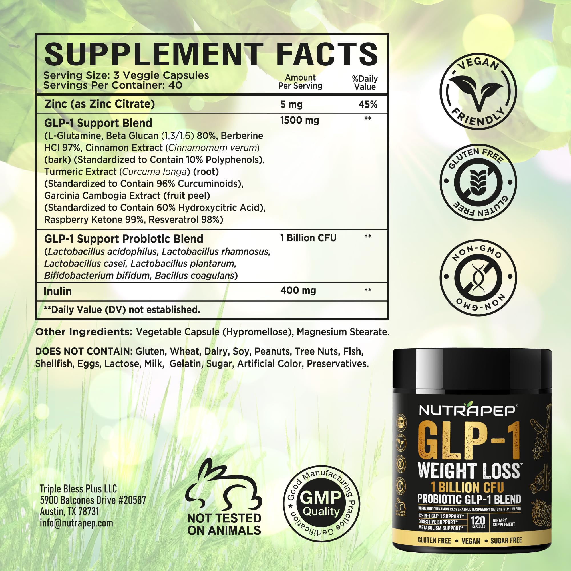 Lifestyle image showcasing a healthy weight management routine with NutraPep GLP-1