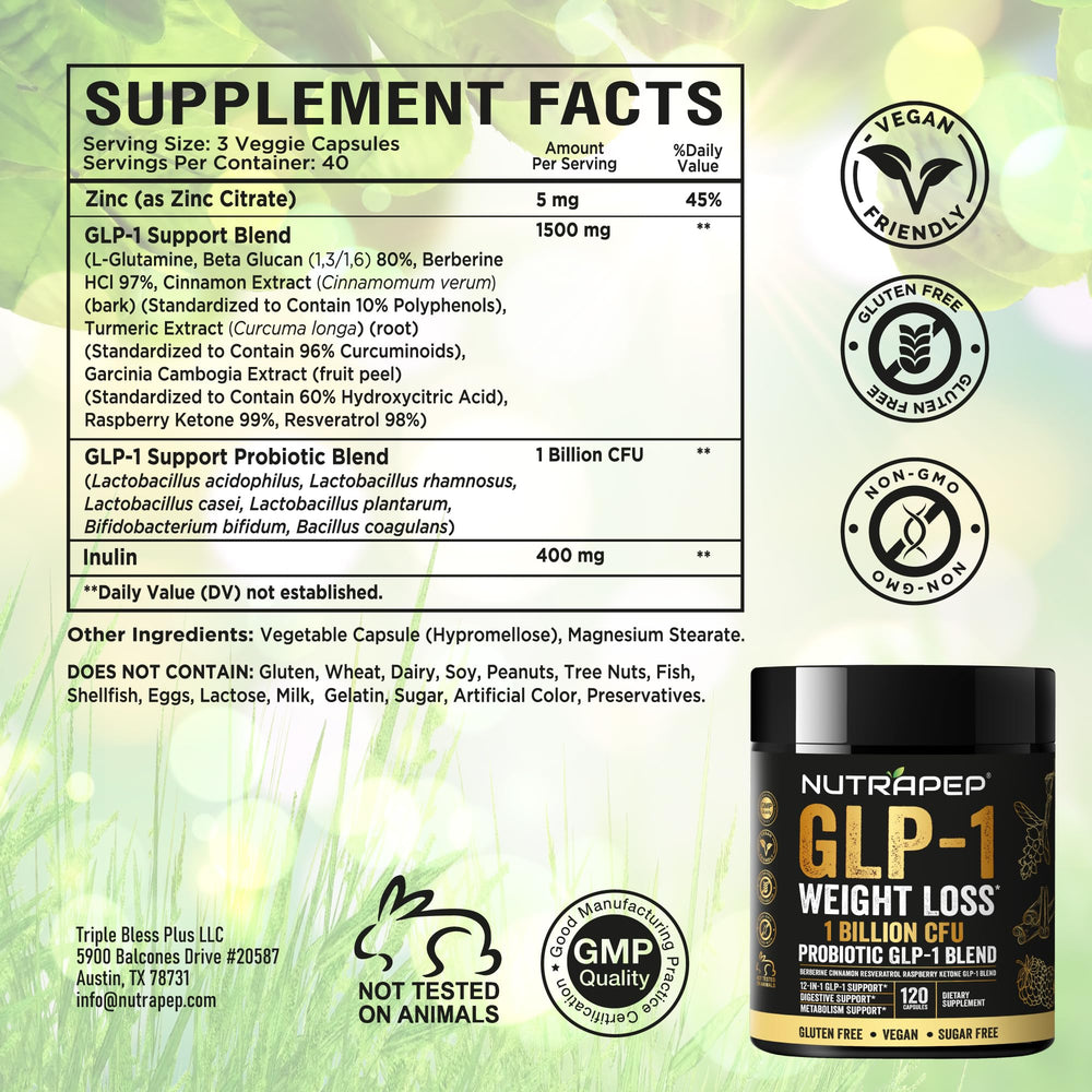 Lifestyle image showcasing a healthy weight management routine with NutraPep GLP-1