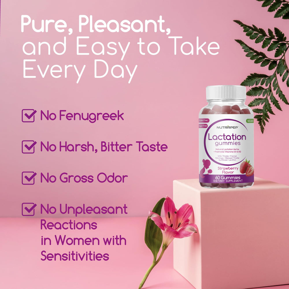 Dosing directions for NutraPep Lactation Gummies