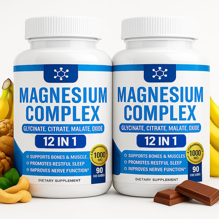 Nutrapure Magnesium Complex 12-in-1 1000mg capsules bottle