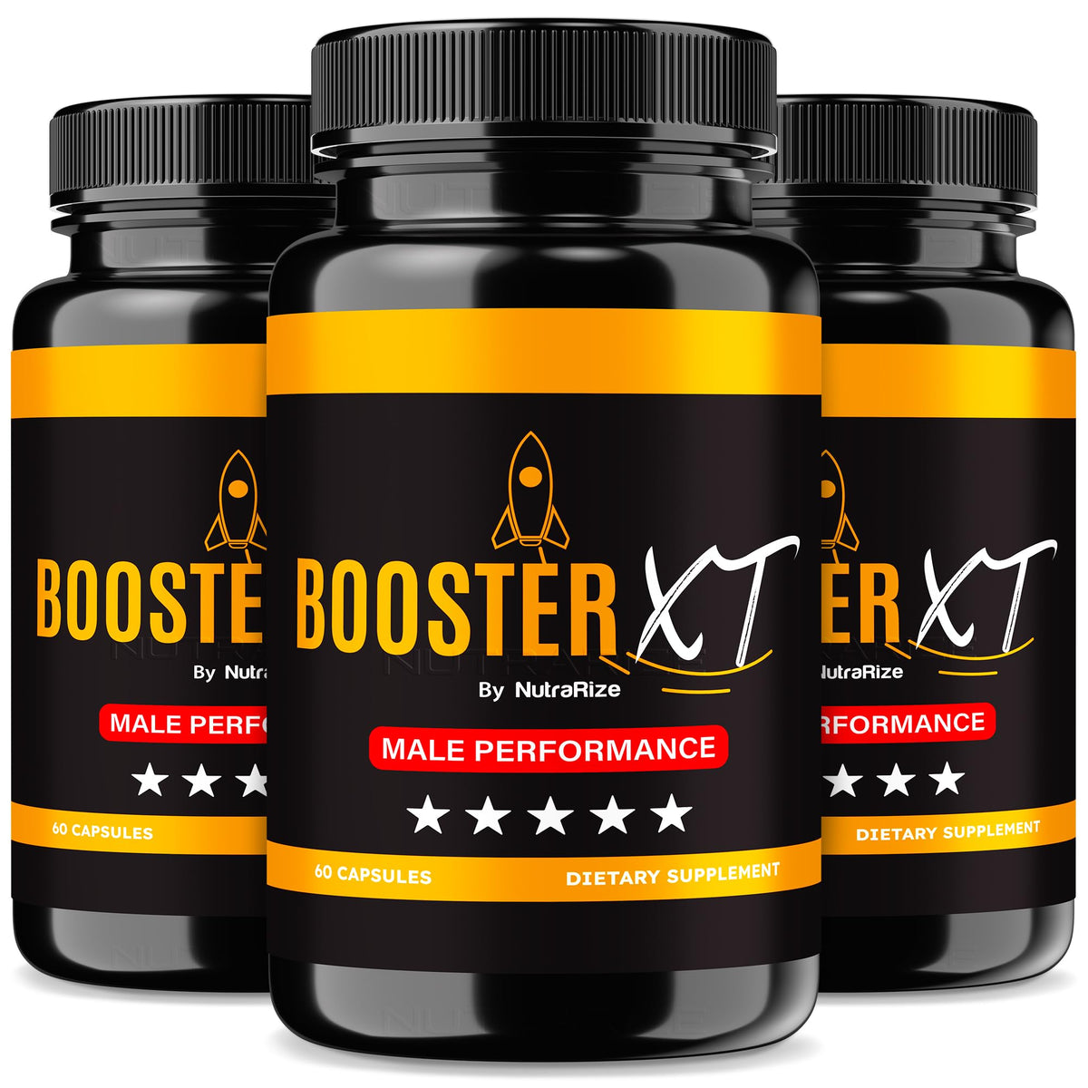 NutraRize Booster XT Pack of 3 bottles - front view