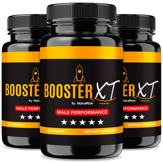 NutraRize Booster XT Pack of 3 bottles - front view