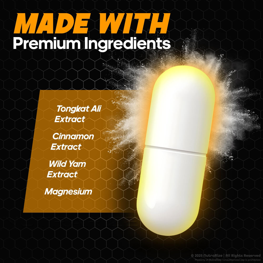 Nutrition facts panel on Booster XT label