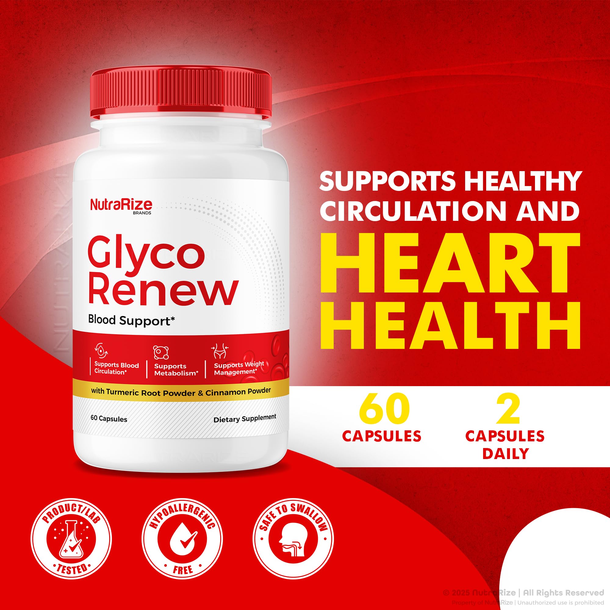 Healthy lifestyle concept with Glyco Renew