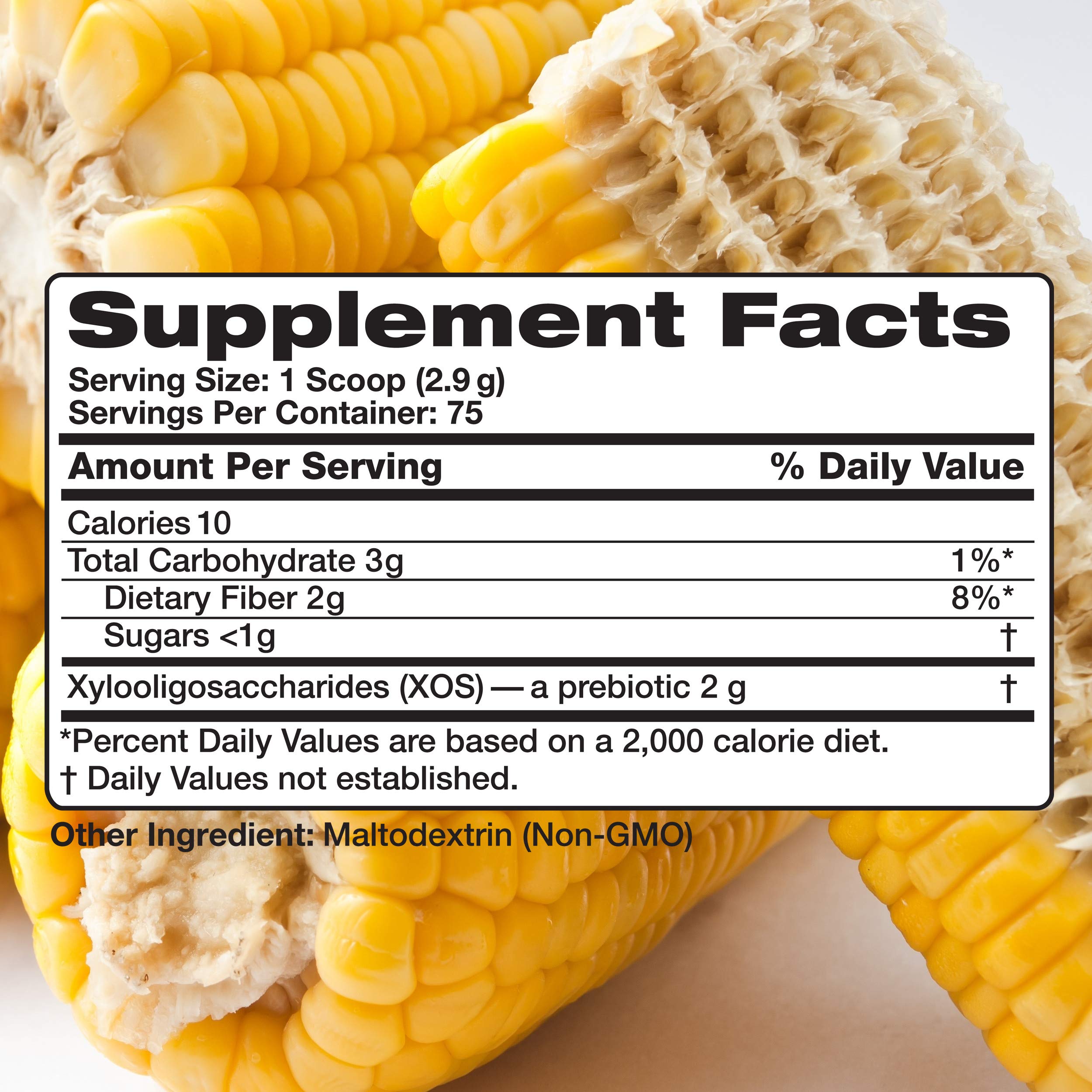 Nutrasumma XOS Prebiotic Power packaging and box