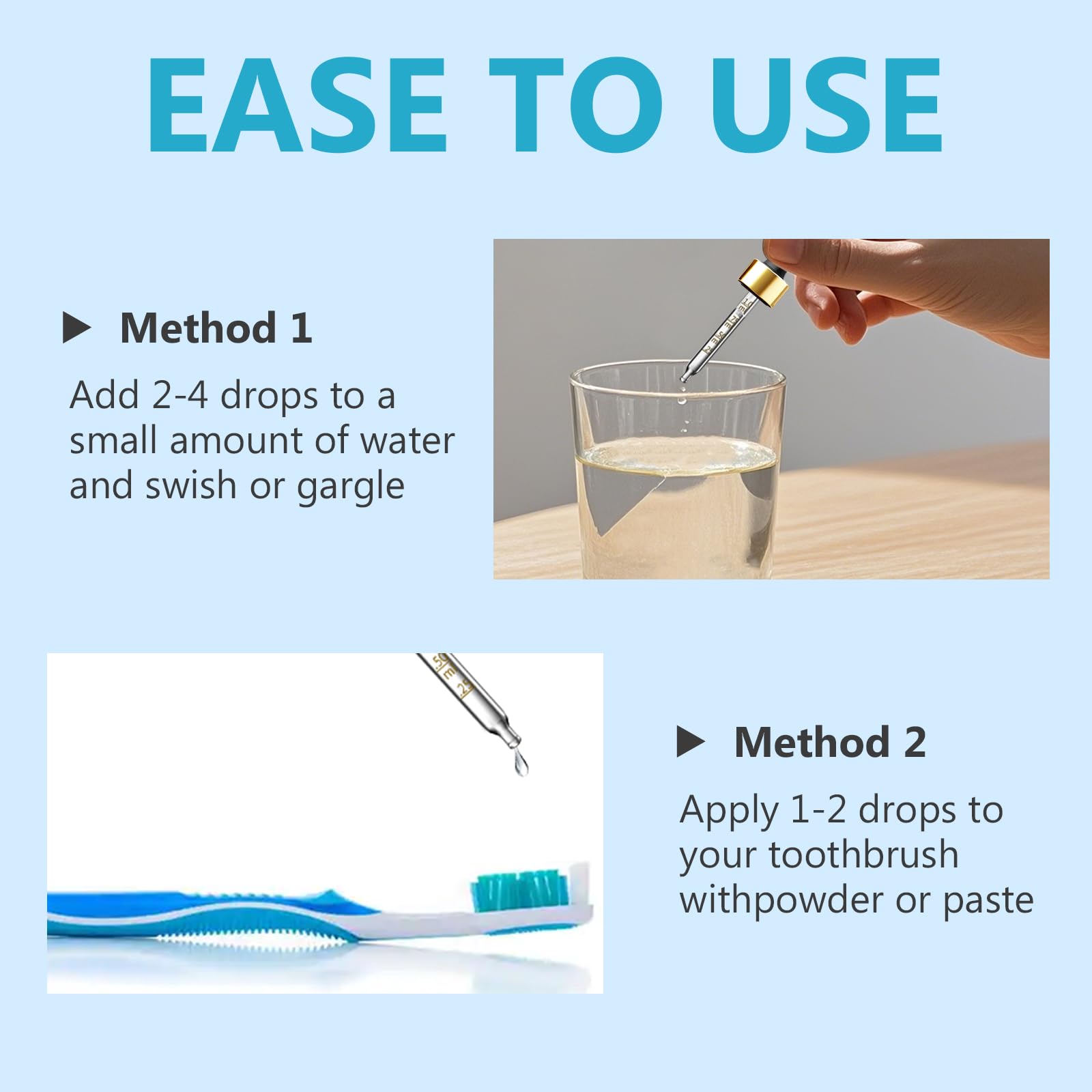 Travel-friendly 60ml gum care bottle