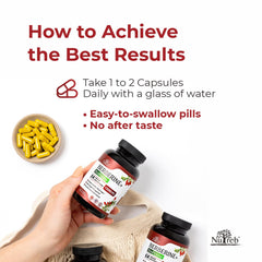 Nutreb Berberine packaging highlights non-GMO vegan capsules.