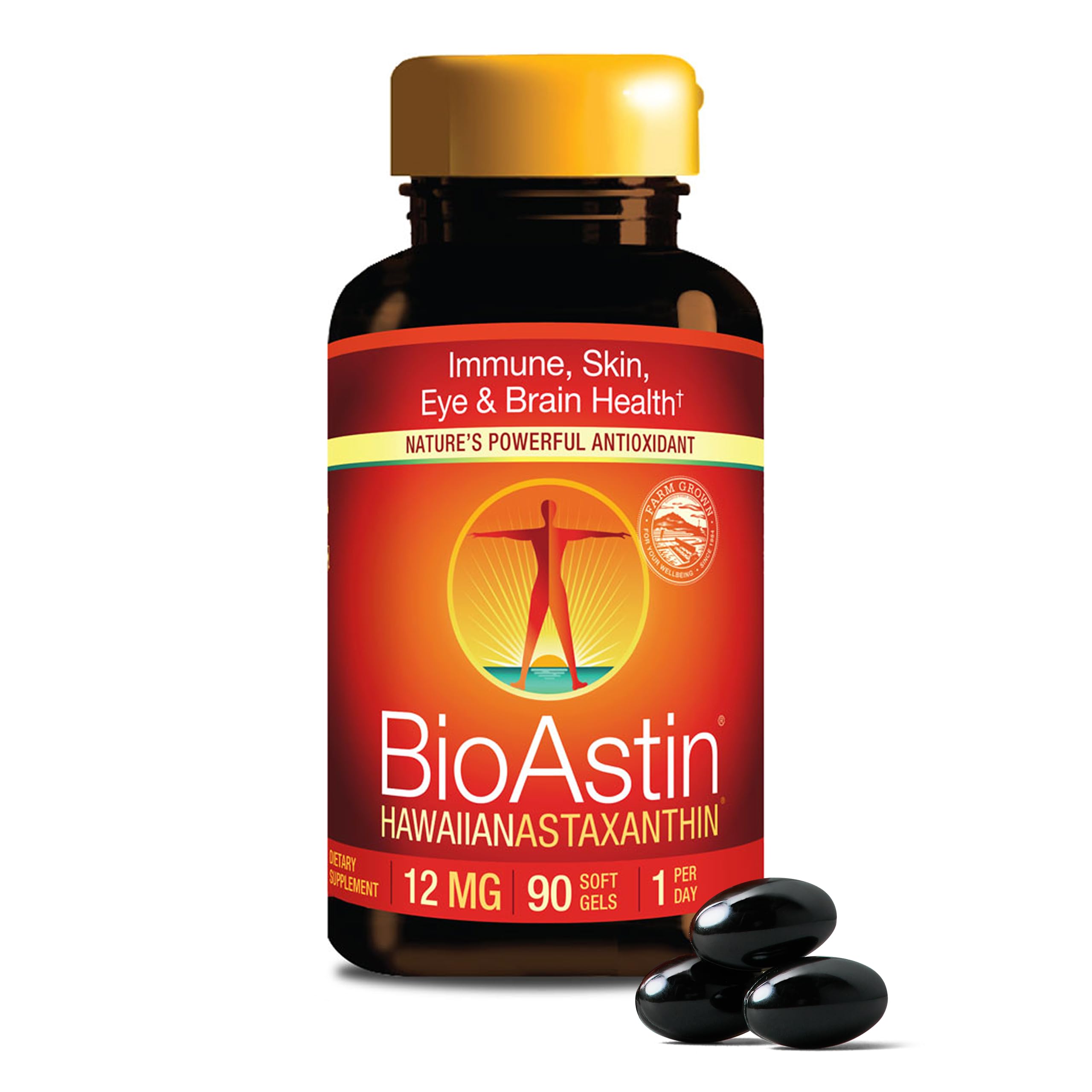Nutrex Hawaii BioAstin 4mg 60 softgels front label