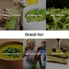 Hawaiian farm setting with spirulina production text